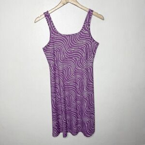 Columbia Omni-Freeze Advanced Cooling Purple Dress Womens Small Beach Summer